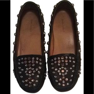 ISABEL MARANT black leather loafers Moccasins  7